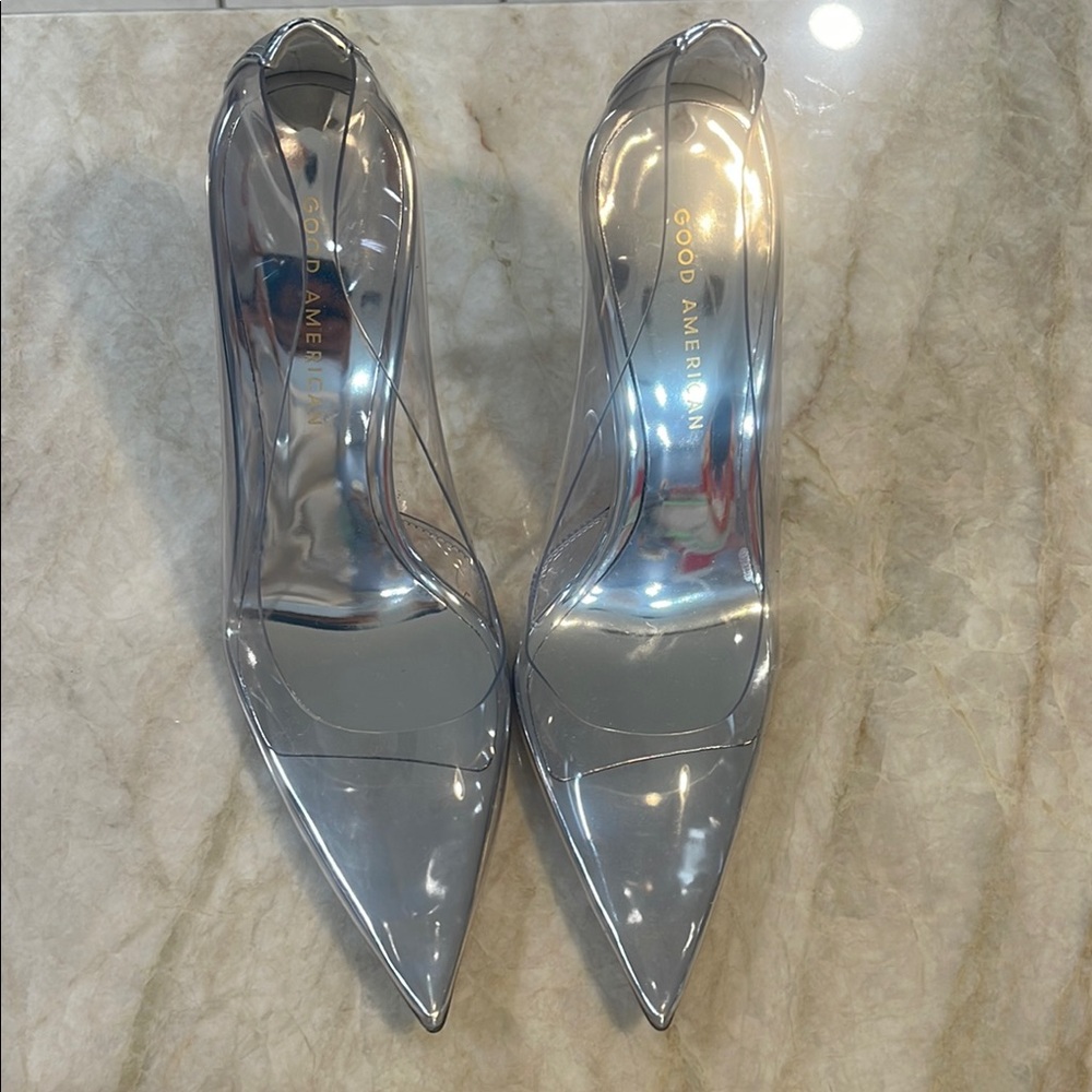 Good American Silver Women's Shoes